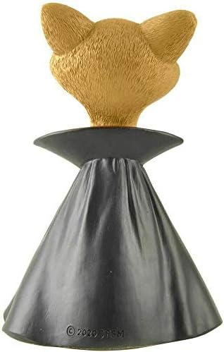 Holiday Stocking Stuffer - Whimsical Orange Cat Vampire Figurine - Cat Home Office Decoration - Gifts for Cat Lovers, Purrfect