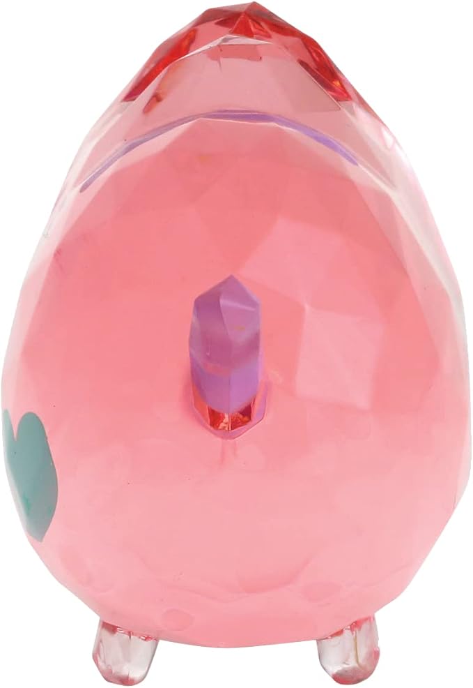 Enesco Facets Pusheen The Cat with Heart Figurine, 1.69 Inch, Pink