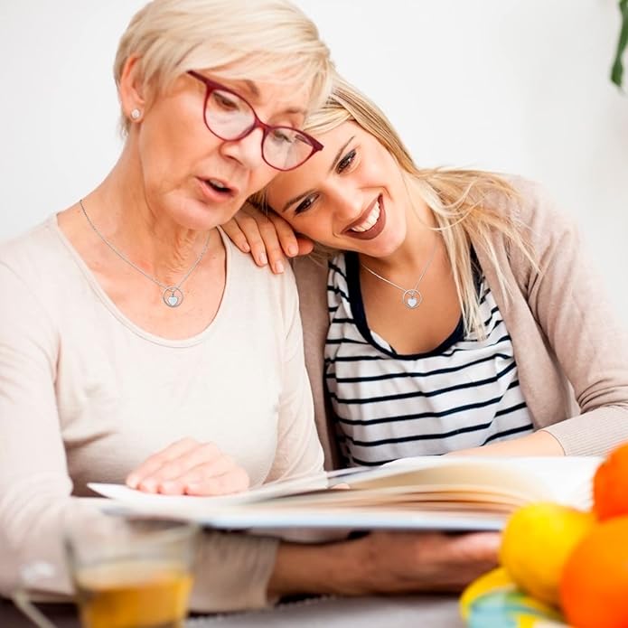 JUSTKIDSTOY Cremation Jewelry 925 Sterling Silver Sunflower/Rose/Paw Urn Necklace for Ashes Memorial Keepsake Gifts for Women