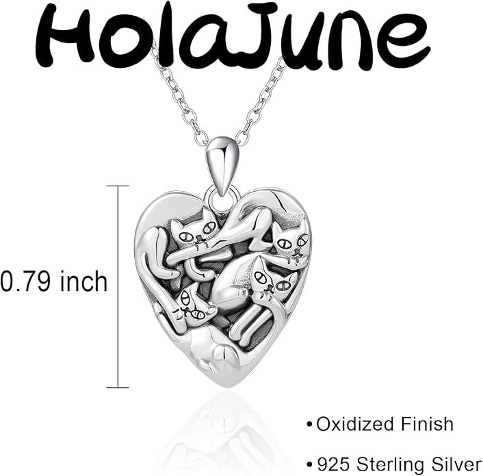 Highland Cow Hummingbird Necklace for Women 925 Sterling Silver Cute Animal Jewelry Gift for Mother Daughter Grandma Nana Sister