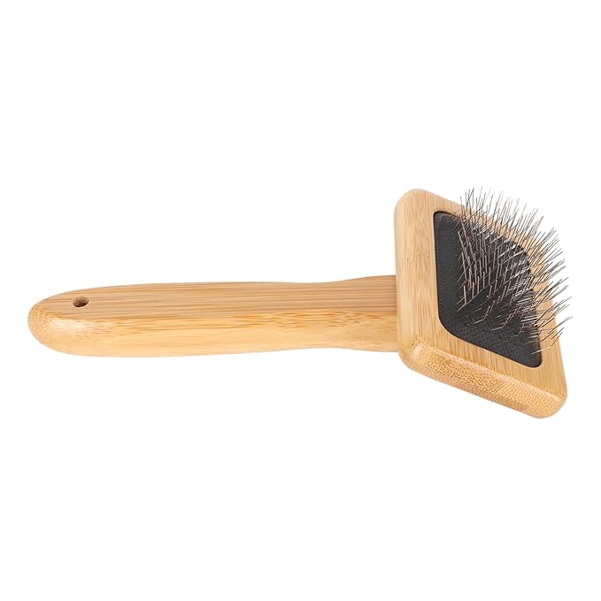Slicker Brush,Skin Friendly Deshedding Grooming Tool Effectively Remove,Knots and Mats Self Cleaning Slicker Brush for Pet (Small)