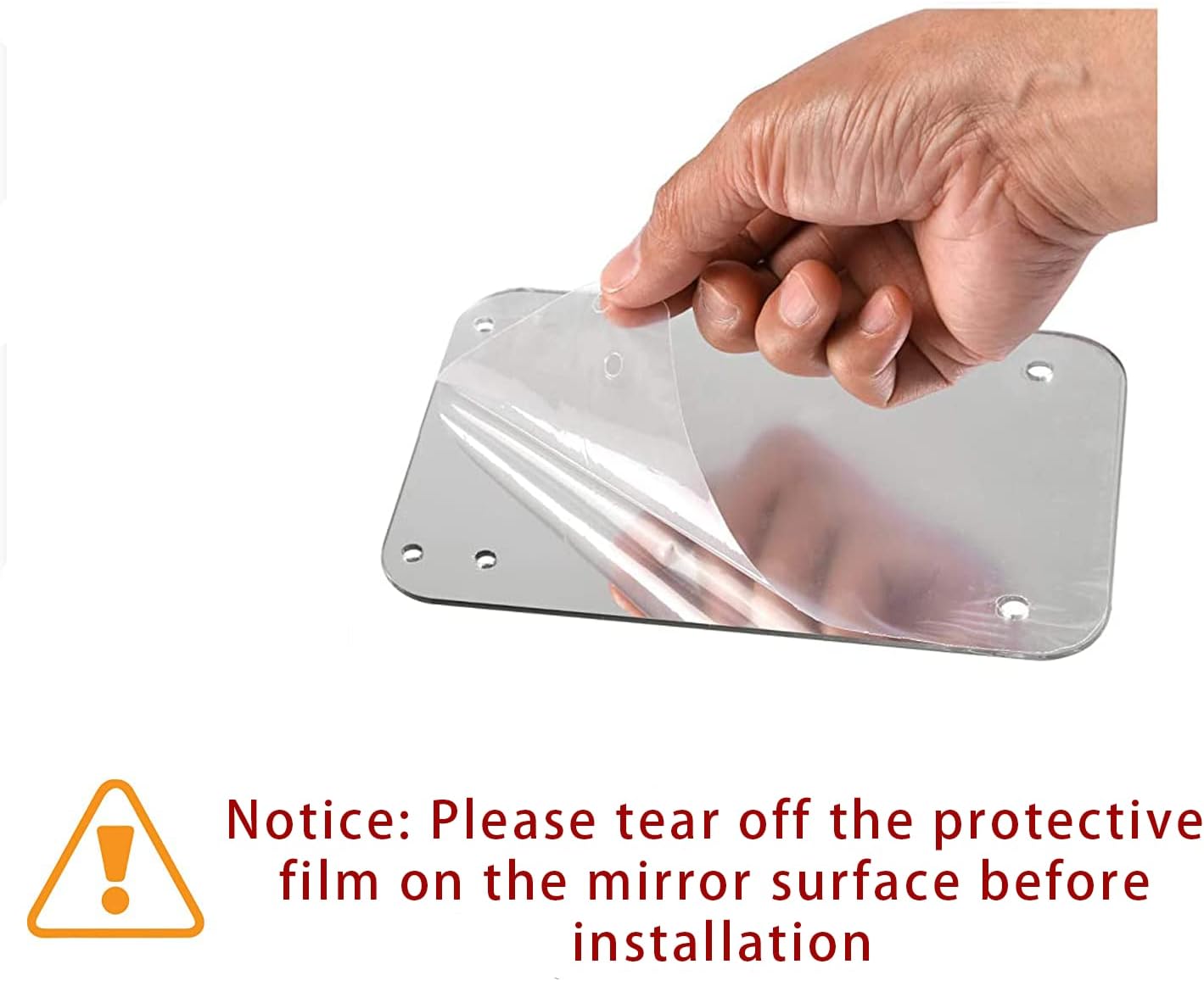 7" Bird Mirror with Rope Perch Bird Toys Swing, Comfy Perch for Greys Amazons Parakeet Cockatiel Conure Lovebirds Finch Canaries