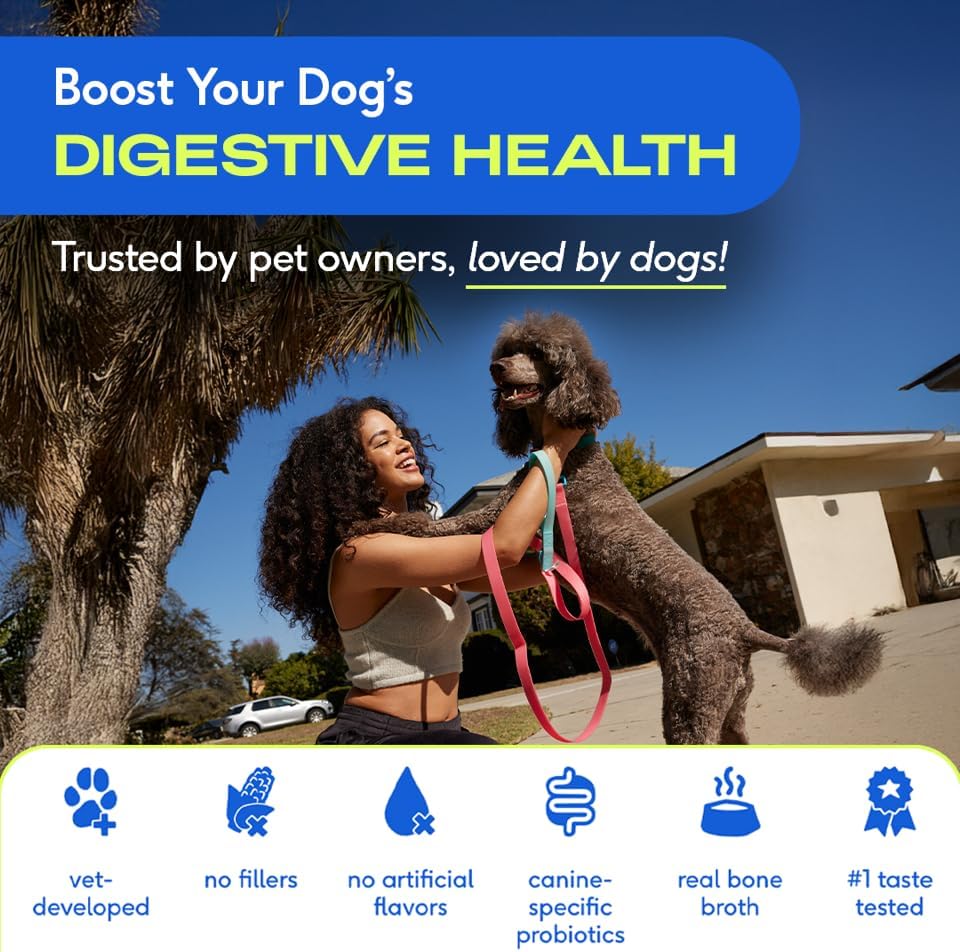 Native Pet Probiotics for Dogs - Dog Probiotics Powder for Digestive Health, Gut Support, & Immune Boost – Vet-Formulated Powder for Maximum Potency with Digestive Enzymes & Prebiotics - 30 Scoops