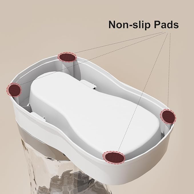 Gardner Pet Automatic Dog Water Dispenser Gravity Stainless Steel Water Waterer Feeder, 100% BPA-Free Large Capacity Water Feeding Bowls for Medium & Large-Sized Dogs Cats Other Pets -(1 Gallon)