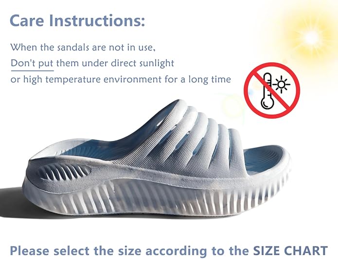 KuaiLu Womens Recovery Sandals With Comfortable Plantar Fasciitis Support,Ladies Orthotic Open Toe Sport Slides Thick Cushion Reduces Stress on Feet,Joints & Back Post-Exercise