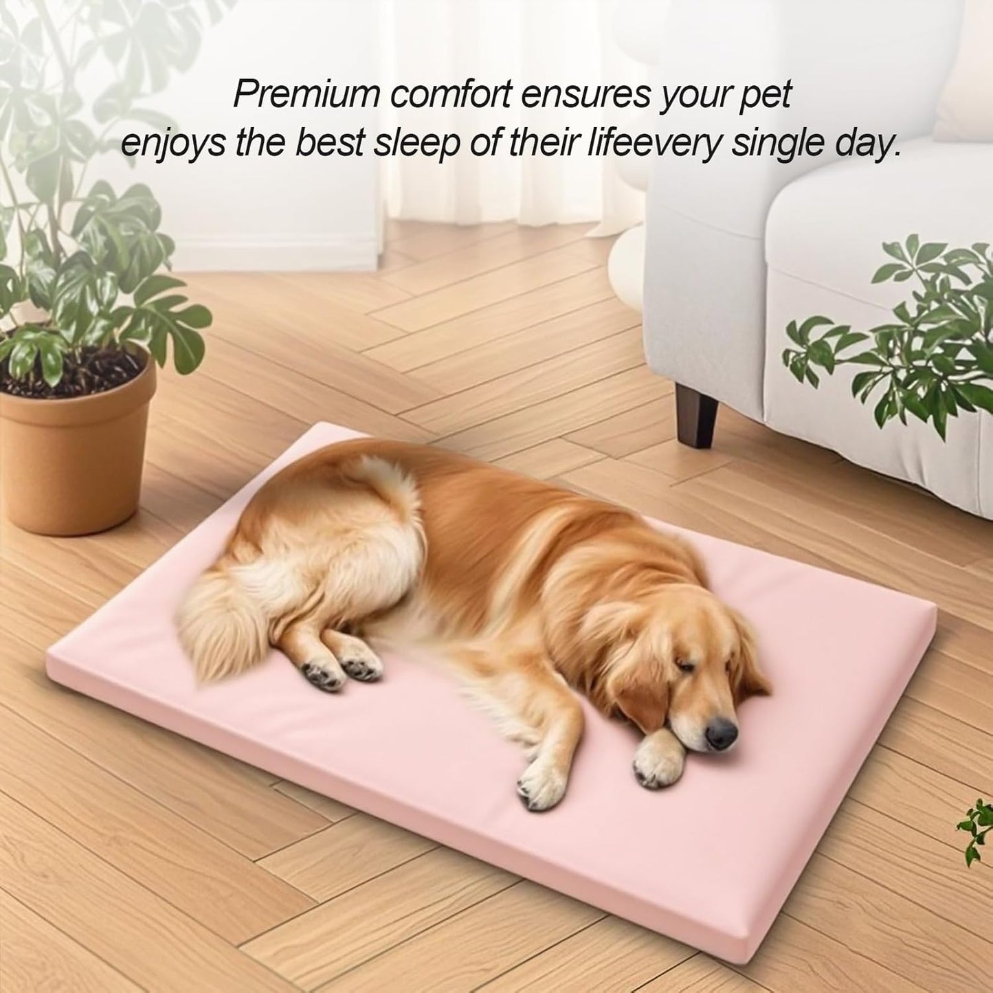 Dog Mat,23"x 36"Dogs Crate Pad,Indoor Non-Slip & Waterproof Dog Mat,Easy Wipe Clean in Seconds,Sleeping for Floor,Car,Sofa,Crate