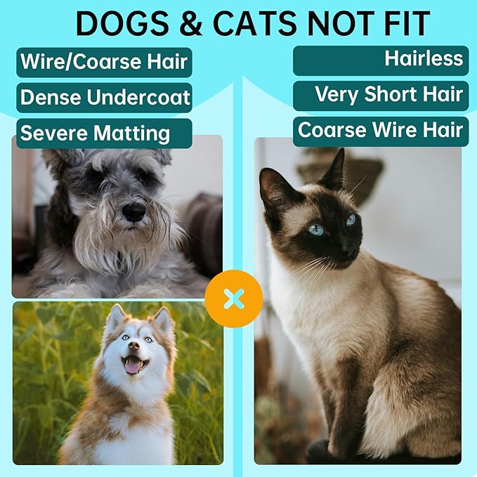 Self-Cleaning Slicker Brush for Dogs & Cats, 3-in-1 Grooming Kit with Detangling Comb & Storage Box, Deshedding Tool for Long Short Hair Pets, Soft Cat Brush Prevents Matting & Tangles, White