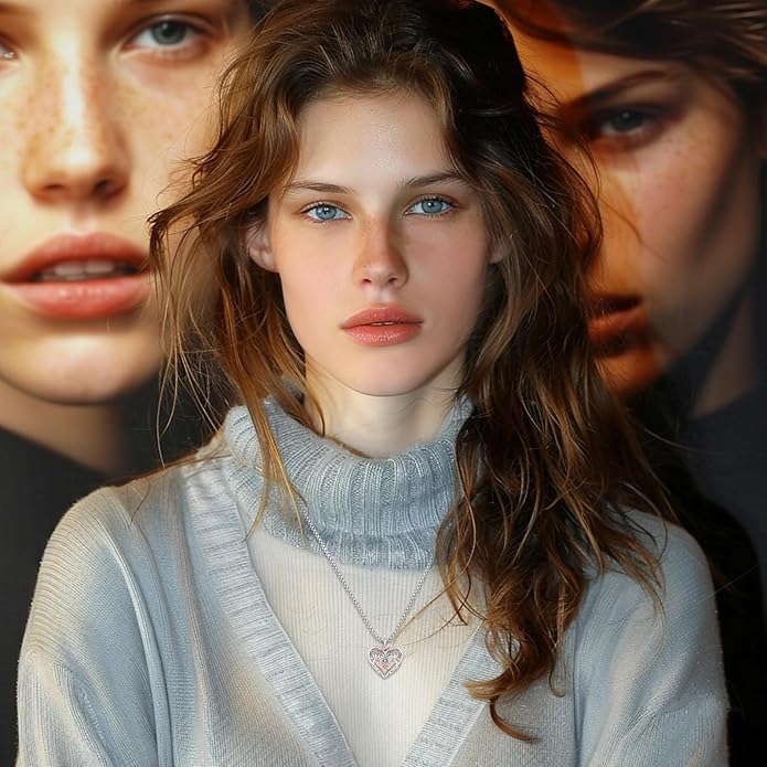 Eusense Cremation Jewelry for Ashes Urn Necklace to Put Ashes In 925 Sterling Silver Memorial Pendant Heart Urn Necklaces for Ashes Necklace for Women Men