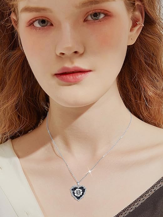 Gothic Necklace 925 Sterling Silver Cat Pumpkin/Spider/Skull Necklace Gothic Jewelry for Women Daughter