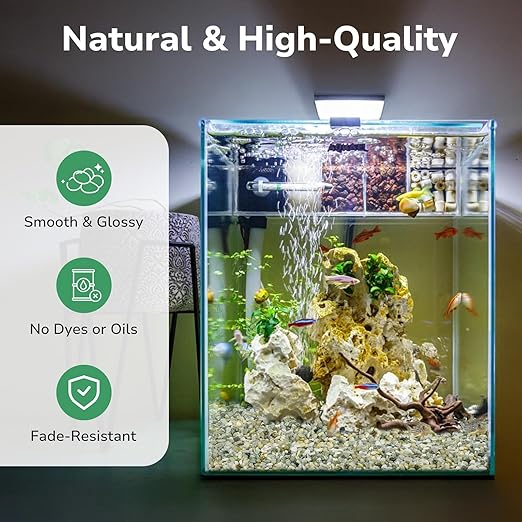 GreatBuddy 10-lb Decorative Rocks for Indoor Plants, 3/8" Jade Pebbles for Planters, Gravel for Succulent, Vases, Bamboo, Garden Landscaping, Crafts, Aquariums, Natural Polished