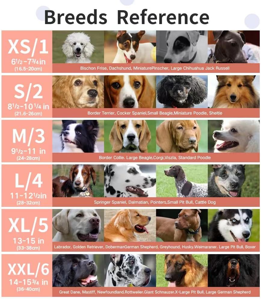 Dog Muzzle, Breathable Basket Muzzles for Small, Medium, Large and X-Large Dogs, Prevent Barking, Biting, Chewing Dog Mouth Cover