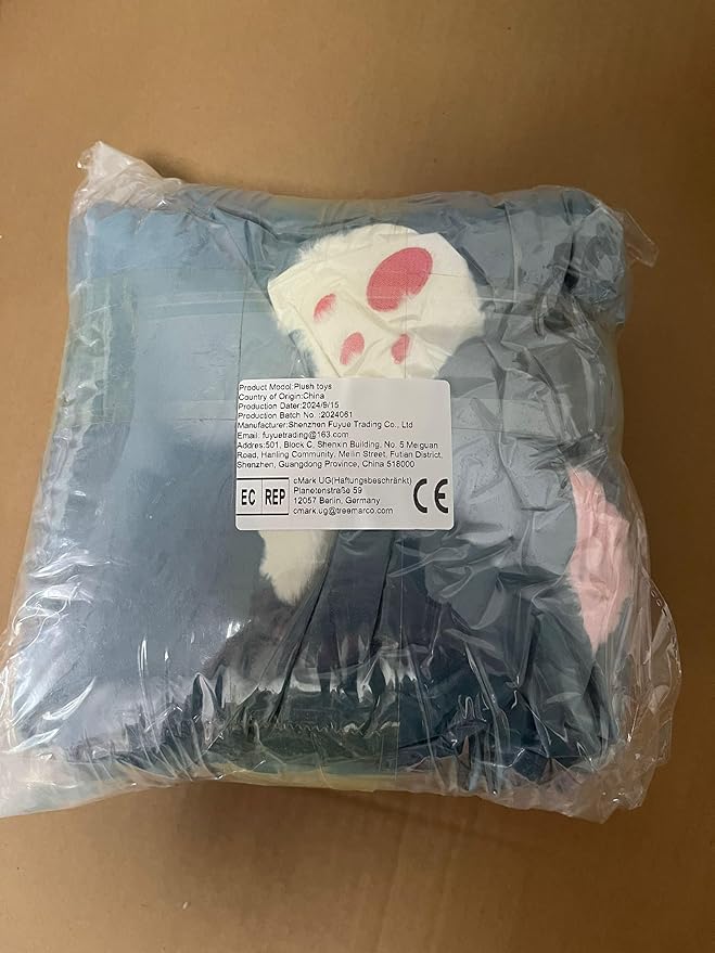 JOSON Cute Plush Shark Toy, Soft Cartoon Shark cat Filled Animal Pillow, Suitable for Birthday for Boys and Girls (33.5 inches)