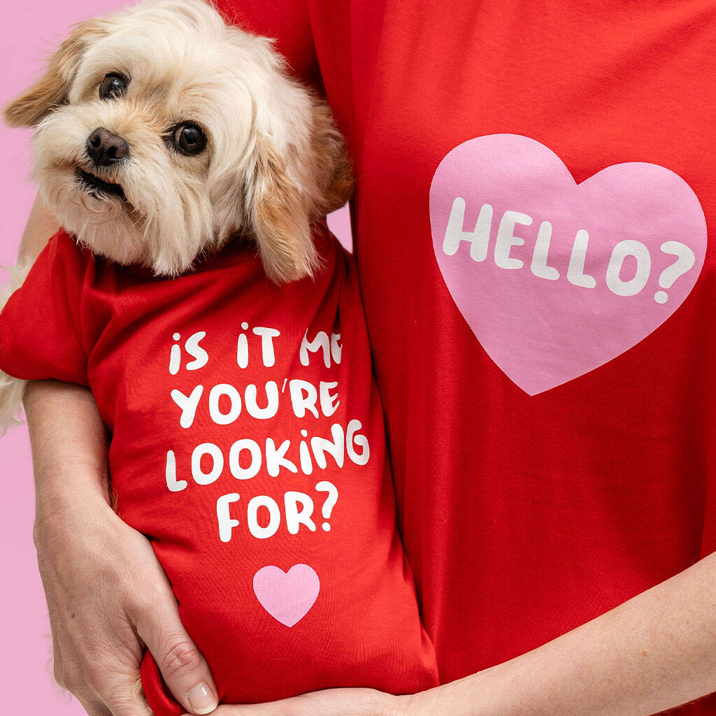 Couple T-shirts (owner & pet sets)