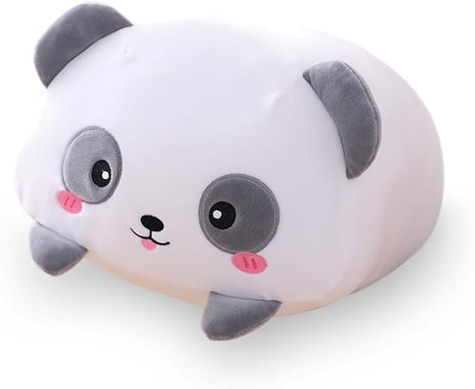 AIXINI 35.5 inch Cute Panda Plush Stuffed Animal Cylindrical Body Pillow,Super Soft Cartoon Hugging Toy Gifts