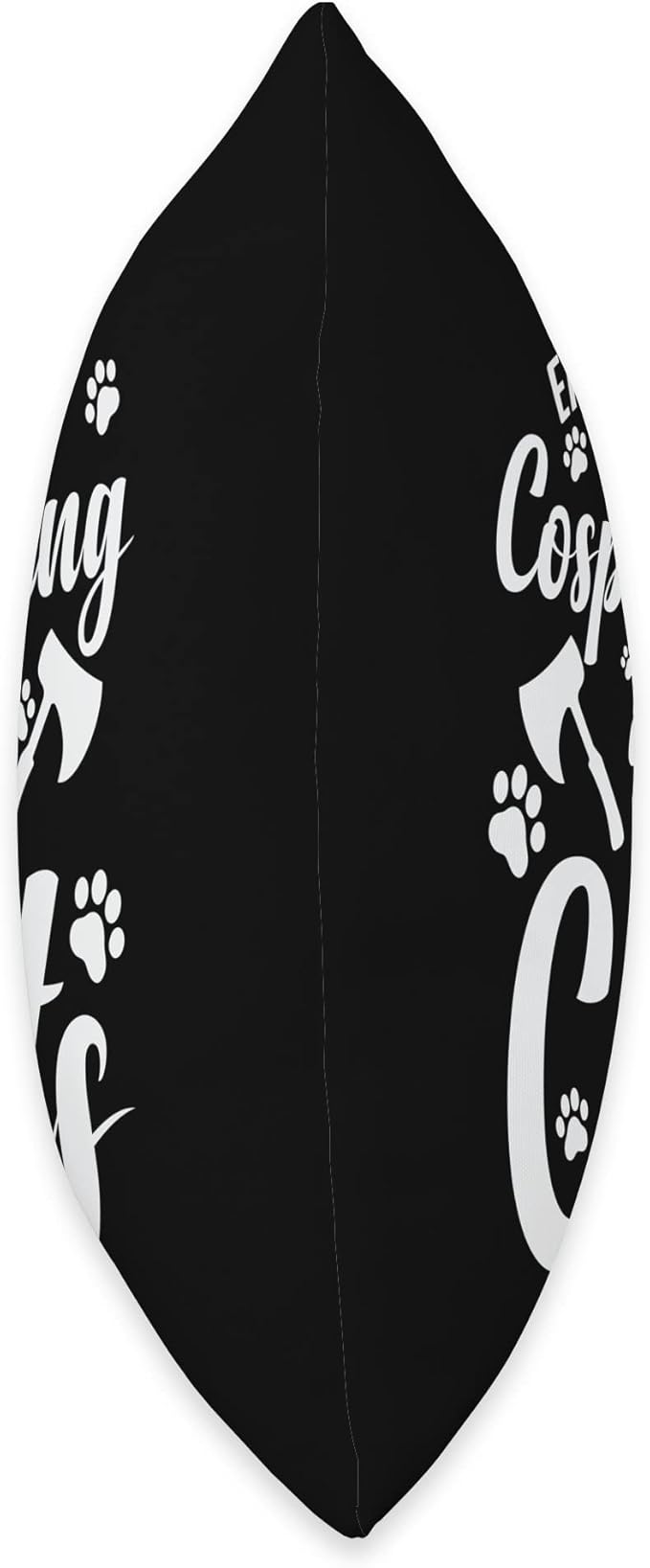 Easily Distracted By Cosplaying And Cats Figure Throw Pillow