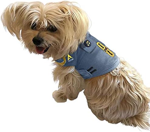 CozyVest® Dog Anxiety Vest 3-in-1 Music & Aromatherapy Shirt, Relaxing Sound & Essential Oil Scent Jacket, Fireworks Thunder Separation & Thunderstorm Canine Stress Relief Coat (Gray, XS [8-14 Lbs])