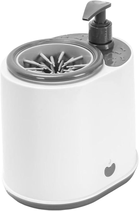 Automatic Paw Cleaner for Small Dogs,Feet Cleaning Cup | Soft Bristle Rechargeable Pet Paw Cleaner with Liquid Reservoir - for Puppy Cats Kitten Feet Hiking Walking
