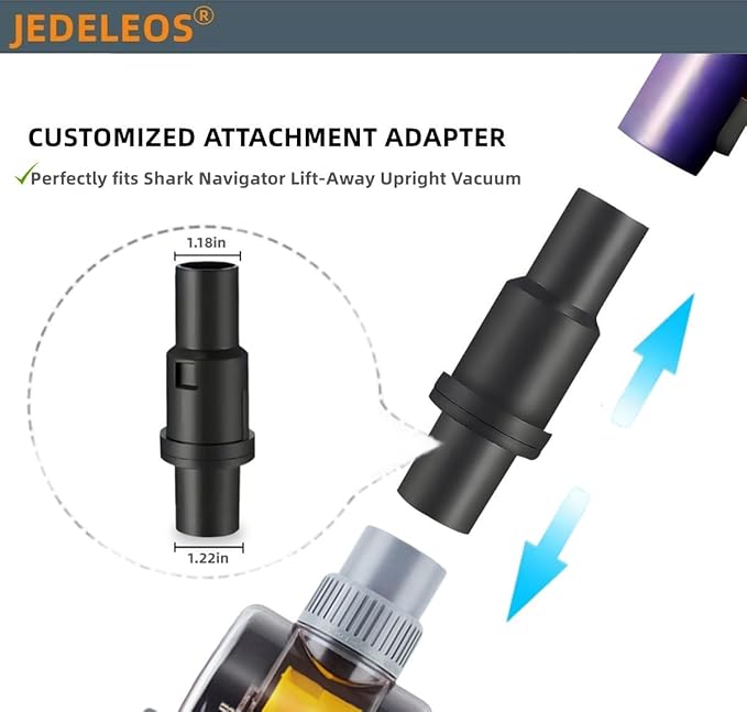 Upgraded Pet Hair Power Brush Attachment for Shark Navigator NV350 NV351 NV352 NV356 NV356E NV357 NV360 NV370 NV22 NV42 UV420 UV410 UV440 Lift-Away Upright Vacuum Replace Part 119FFJ