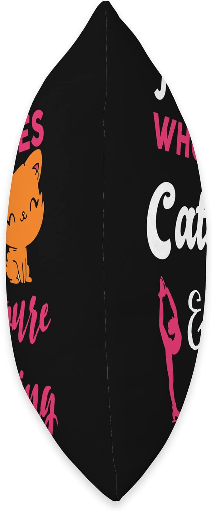 Girls Figure Skating And Cats | Figure Skating Girl Throw Pillow