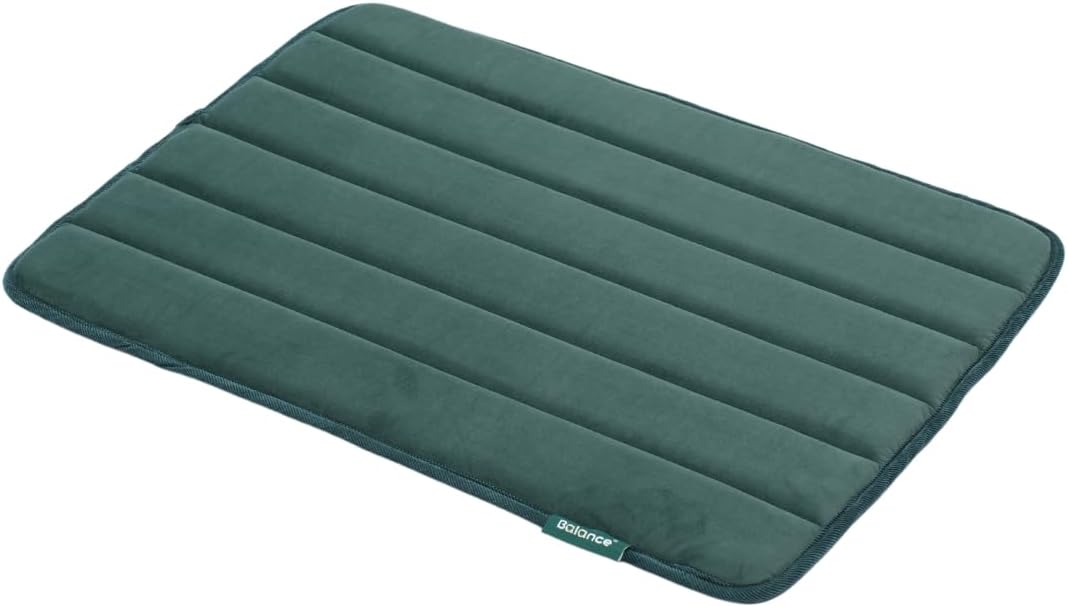 BALANCE Dog Crate Pad, Dog Foam Crate Mat Kennel Pad, Washable Water-Resistant Pet Bed Flat Dogs Cage Mat for Small Dogs