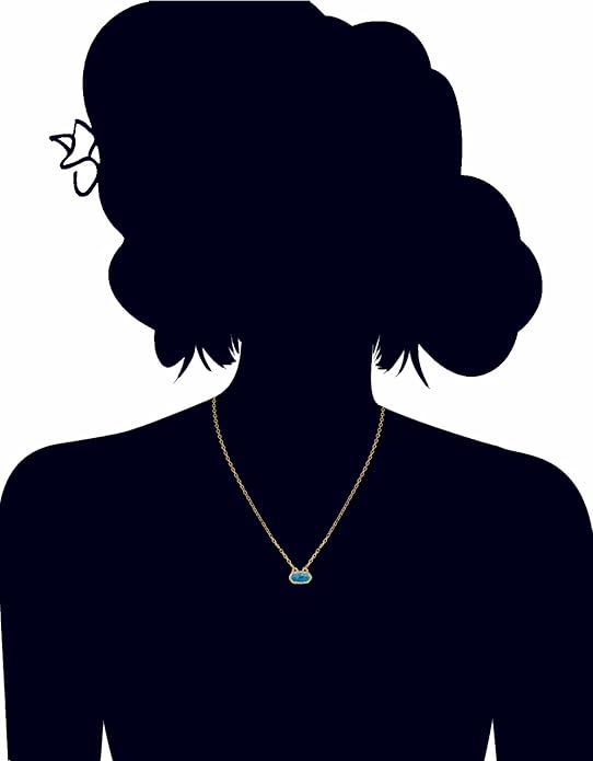 Fashion Jewelry Cat Necklace Collection for Women - Gold & Silver Plated Brass Pendant with Natural Gemstone, Dainty Cute Animal Jewelry Gift (Multiple Styles)