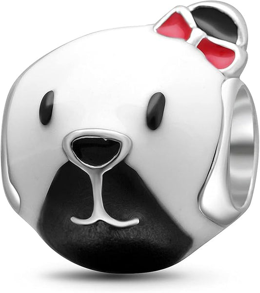 GEMDAZZ Animal Theme Charms in 925 Sterling Silver, Cute 3D Polar Bear, Frog, Cicada, Ladybug, Bee, Dragonfly Beads fit European Women Bracelet, Gift for Birthday/Christmas/Friends/Mom/Lover