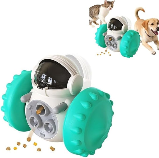 Interactive Dog Toys & Treat Dispenser for Small, Large Dogs - Enrichment Toy, Mental Stimulation Toys to Keep Them Busy and Prevent Boredom (Blue)