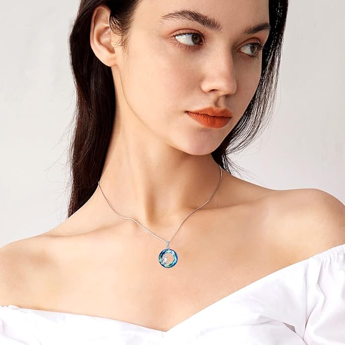 Dreamboat Sterling Silver Cat Necklace for Women Crystal Necklace Cute Animal Necklace Kitten Necklace Cat Pendant Friendship Cat Jewelry Gifts