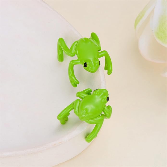 Frog Earrings for Women Mothers Day Gifts Vintage Frogs Shaped Stud Earrings Funny Cute 3D Animal Earrings Jewelry Gifts