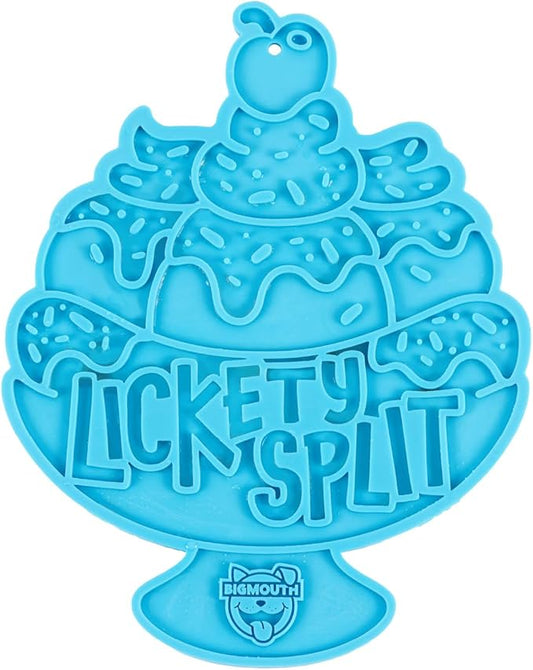 Lickety Split Silicone Lick Mat, Non Slip Enrichment Feeding Pad for Dogs and Cats, Anxiety Relief During Grooming Bathing Training, Slow Feeding Treat Distraction