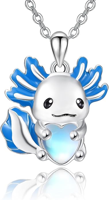 Dreamboat Moonstone Animal Pendant Necklace for Women 925 Sterling Silver Cute Animals Jewelry Gifts