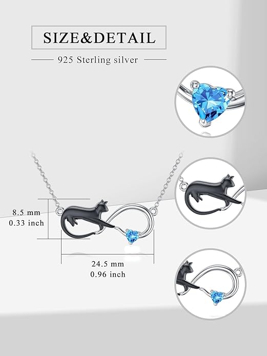 Dorunmo Animal Necklace 925 Sterling Silver Owl/Sloth/Axolotl/Dolphin Necklace Celtic Knot Pendant Birthday Anniversary Animal Jewelry for Women Friends Animals Lover