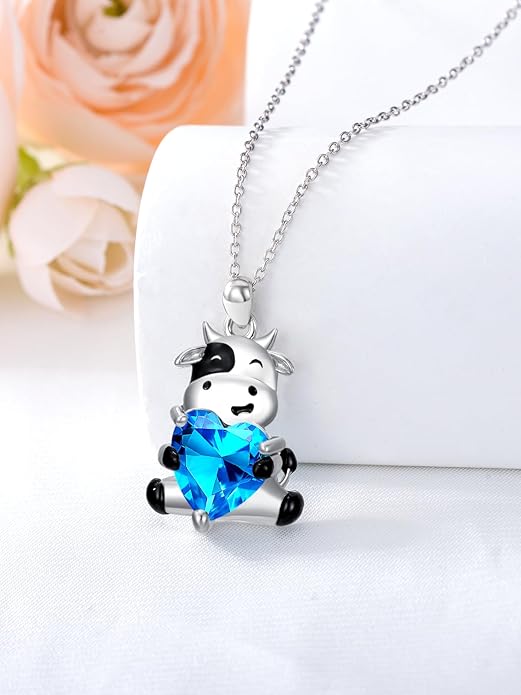 Dorunmo Animal Necklace 925 Sterling Silver Owl/Sloth/Axolotl/Dolphin Necklace Celtic Knot Pendant Birthday Anniversary Animal Jewelry for Women Friends Animals Lover