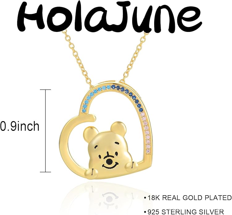 Highland Cow Hummingbird Necklace for Women 925 Sterling Silver Cute Animal Jewelry Gift for Mother Daughter Grandma Nana Sister