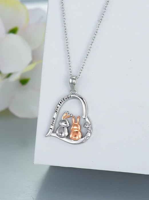Dorunmo Animal Necklace 925 Sterling Silver Owl/Sloth/Axolotl/Dolphin Necklace Celtic Knot Pendant Birthday Anniversary Animal Jewelry for Women Friends Animals Lover