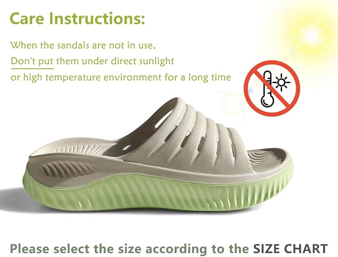 KuaiLu Womens Recovery Sandals With Comfortable Plantar Fasciitis Support,Ladies Orthotic Open Toe Sport Slides Thick Cushion Reduces Stress on Feet,Joints & Back Post-Exercise