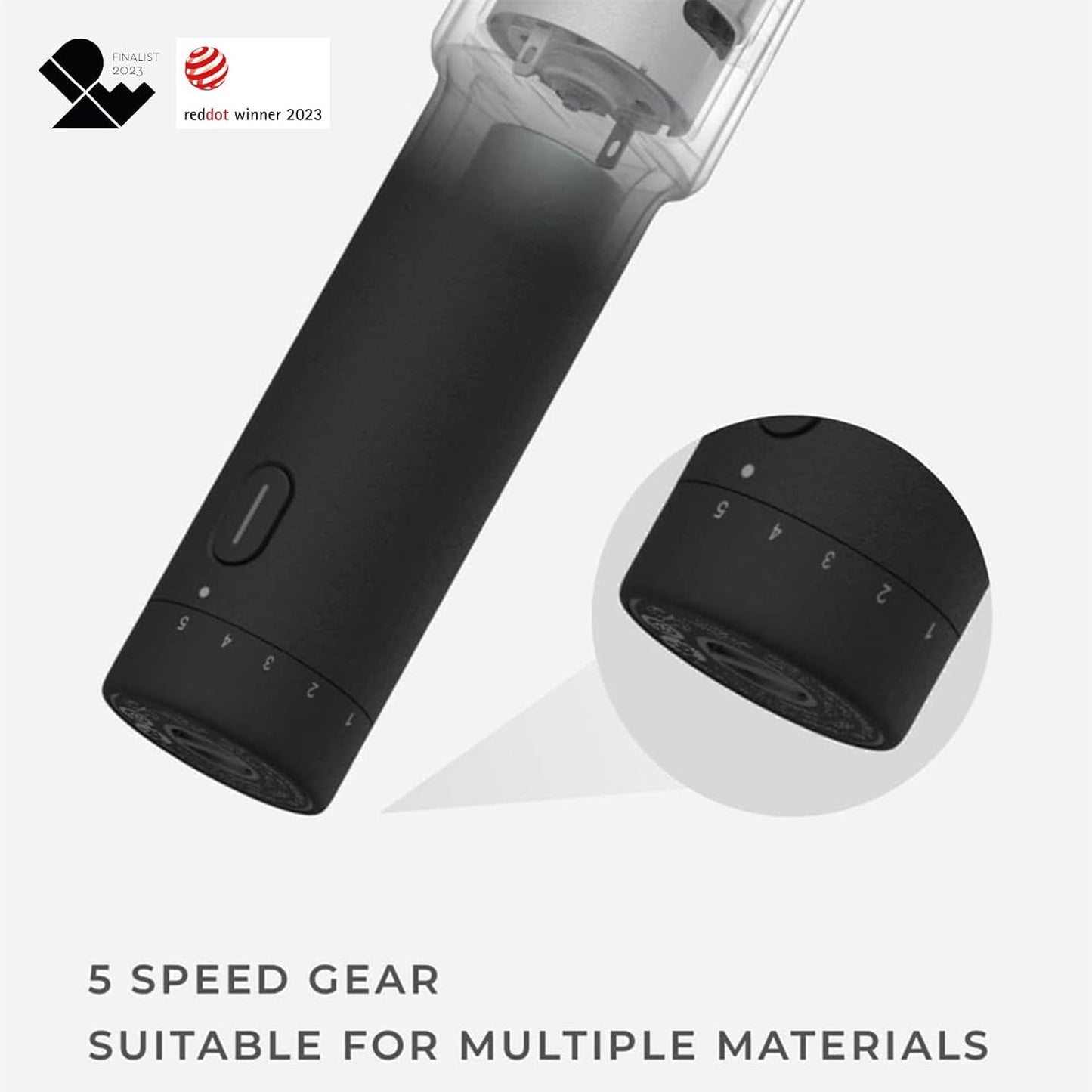 HOTO 4V Cordless Rotary Tool Kit, Upgraded Motor, 25000 RPM, 5 Variable Speed, 2000mAh, 35 Accessories, Engraving Pen for 3D Printer Sanding, Polishing, Drilling, Carving, Cutting, DIY Crafts