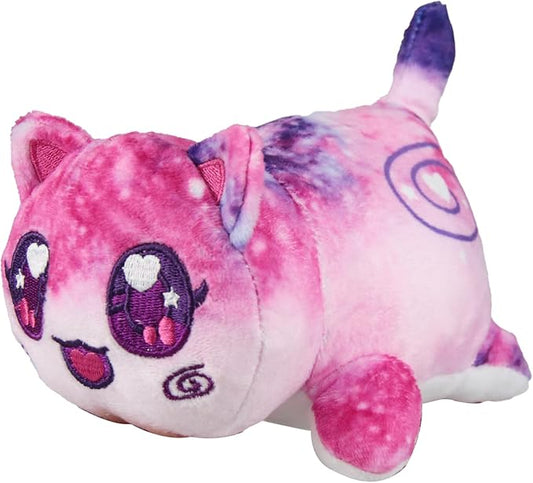 Galaxy Cat Stuffed Animal Plush, Anime Cartoon Cat Figure Toy Plush Pillow for Kids and Festival Gift