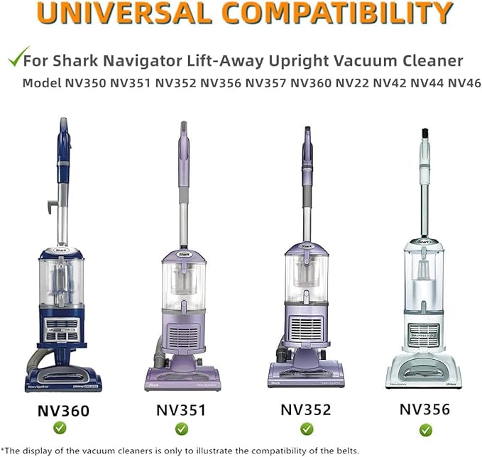 Upgraded Pet Hair Power Brush Attachment for Shark Navigator NV350 NV351 NV352 NV356 NV356E NV357 NV360 NV370 NV22 NV42 UV420 UV410 UV440 Lift-Away Upright Vacuum Replace Part 119FFJ