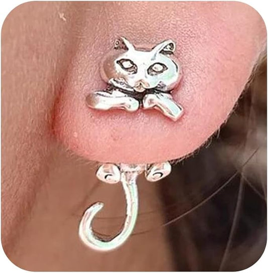 Frog Earrings for Women Mothers Day Gifts Vintage Frogs Shaped Stud Earrings Funny Cute 3D Animal Earrings Jewelry Gifts