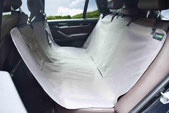Dog Seat Cover, Waterproof Dog Hammock, Scratchproof Travel Car Bed Back Seat Cover for Pets, with Storage Pocket for Car SUV Truck