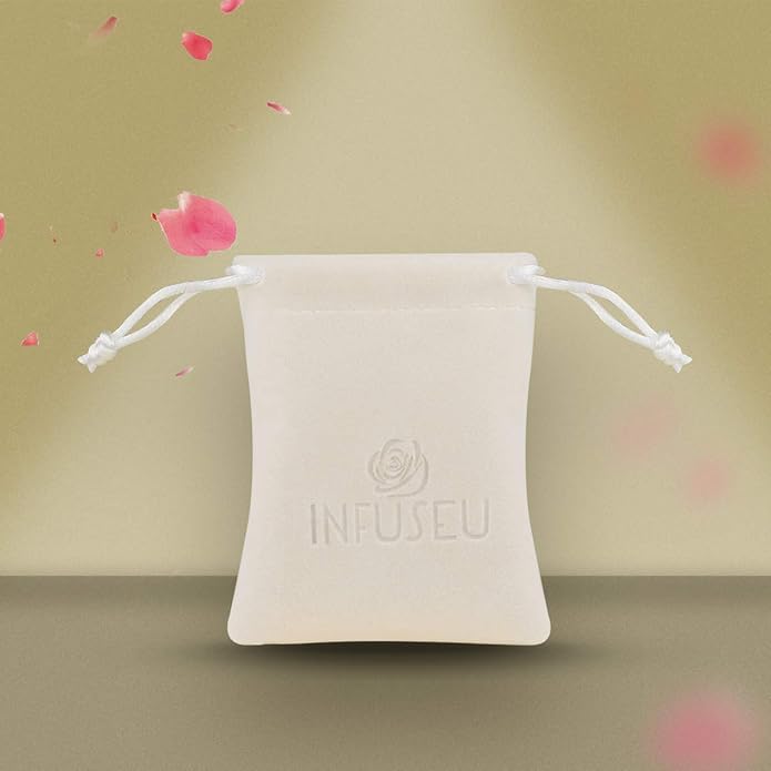 INFUSEU Unique Urn Necklaces for Ashes for Women, Cremation Jewelry for Human Pet Ashes, 24 Inch Chain