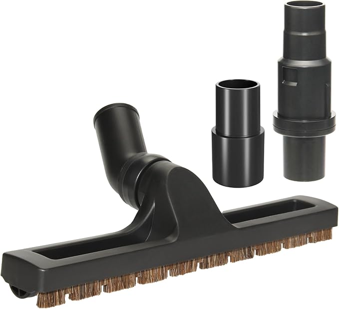 Hardwood Floor Brush Vacuum Attachment for Shark Corded Stick Rocket HV301 HV322, 1-1/4" Accessories with Adapters (Shark Hardfloor Brush)