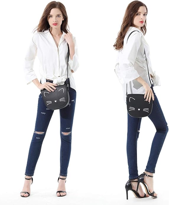 Gladdon Crossbody Bags for Teen Girls Small Fashion Preteen Purses Cat Birthday Gift for Girl