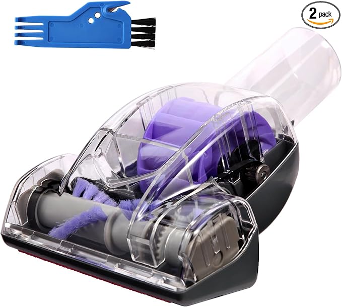 Upgraded Pet Hair Power Brush Tool Attachment for Shark Navigator Lift-Away Deluxe Upright NV360 NV350 NV352 NV356E NV370 NV22L UV420 UV410 UV440 Vacuum Replacement Parts Numbers 119FFJ Purple
