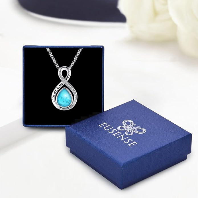 Eusense Cremation Jewelry for Ashes Urn Necklace to Put Ashes In 925 Sterling Silver Memorial Pendant Tree of Life Infinity Urn Necklaces for Ashes Necklace for Women Men