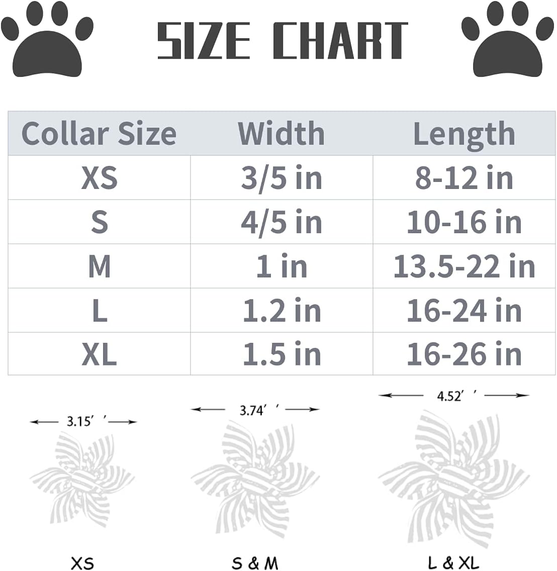 Lionet Paws Flower Dog Collar - Cute Cotton Adjustable Flower Dog Cat Collar with Metal Buckle for Puppy Girl Gift, XS, Neck 8-12in
