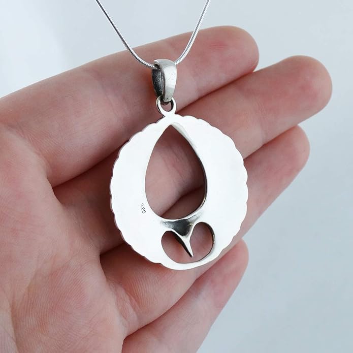 FashionJunkie4Life Sterling Silver Bird Pendant Necklaces for Women