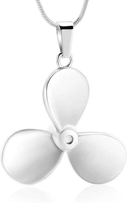 Flower Cremation Ashes Jewelry Cremation Necklace Memorial Locket for Ashes Keepsake Urn Pendants for Women/Men