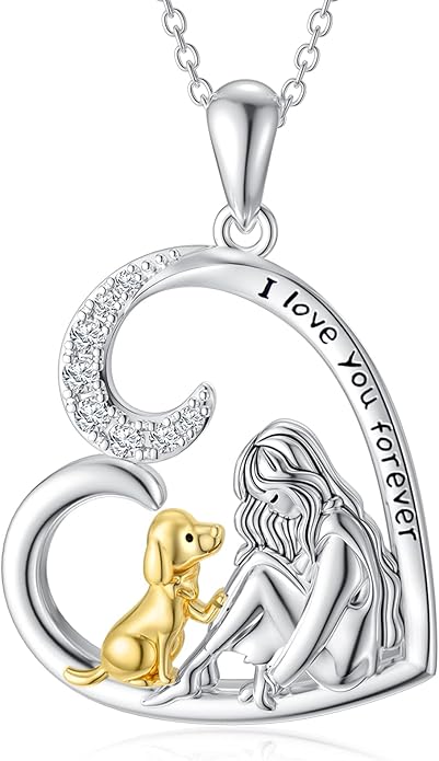 Horse/Bunny/Dog/Cat Necklace 925 Sterling Silver Women with Animal Pendant Necklace Jewelry Gifts for Women Animal Lovers
